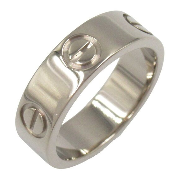 CARTIER 18k White Gold Love Ring - Picture 1 of 9